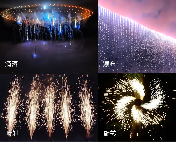 烟花共舞与创意特效