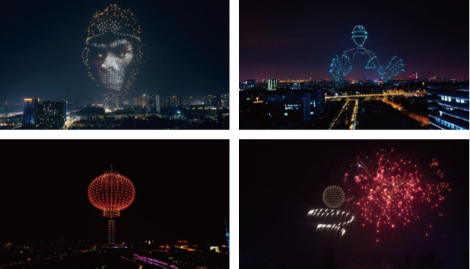 烟花共舞与创意特效